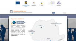 Desktop Screenshot of academiaderisc.ro